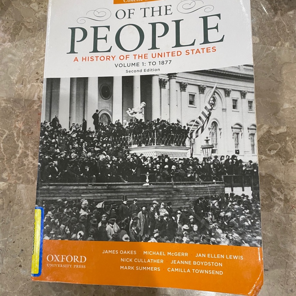 Of the people US history book